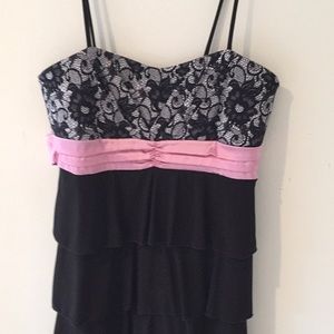 Sleeveless party dress jersey